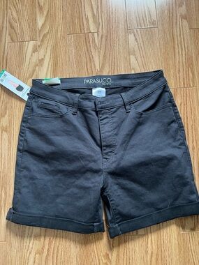 Parasuco Icons Black Cuffed Shorts BNWT size 12